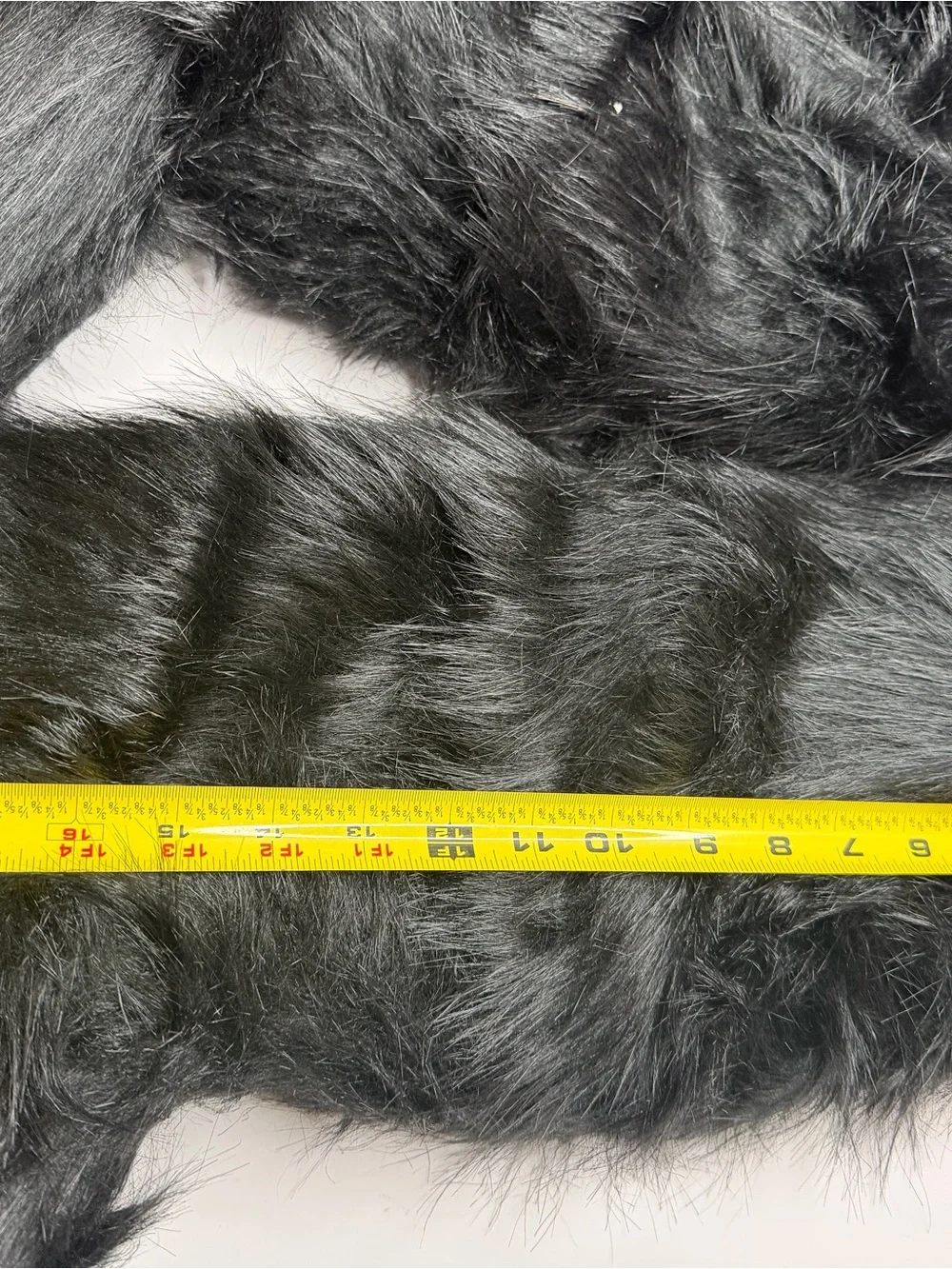New Black Faux Fur Knee High Boots